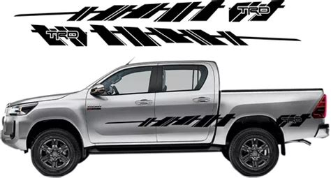 Calca Calcomania Franjas Laterales Trd Abstract Toyota Hilux Meses