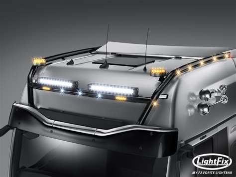 LED Dachlampenbügel H MAX für MAN TGX GX LightFix