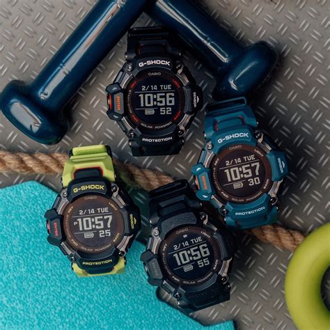 G Shock Gbd H Er Casio G Squad Heart Rate Monitor Bluetooth