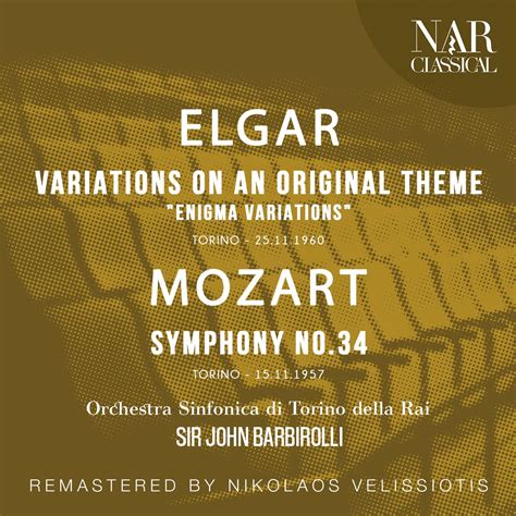 Elgar Variations On An Original Theme Enigma Variations Mozart