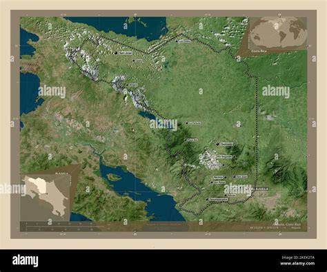 Alajuela Provincia De Costa Rica Mapa Satelital De Alta Resolución