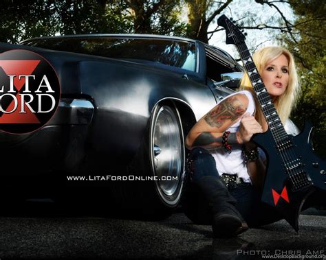 Lita Ford Heavy Metal Hard Rock Babe Poster Guitar Lowrider Desktop Background