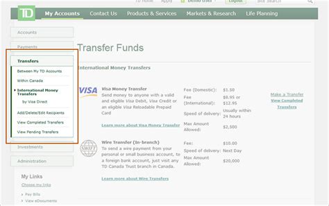 Td Canada Trust Cross Border Banking