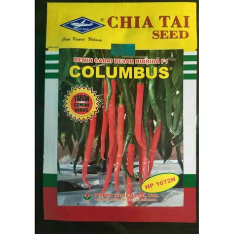 Jual Benih Biji Bibit Cabe Cabai Besar Hibrida F Columbus Gram Bisi