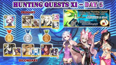 Fgo Na Hunting Quest Xi Day Alraune Hunt T Farming Guide