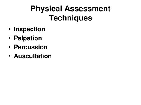 Ppt Introduction To Physical Assessment Powerpoint Presentation Free Download Id1022493