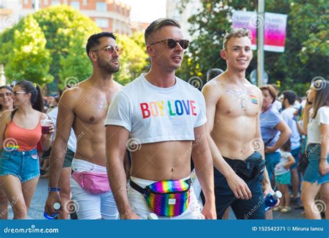 Madrid Spain 07 July 2019 Gay Pride Orgullo Gay Parade Editorial