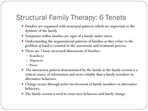 Structural Family Therapy - ppt download