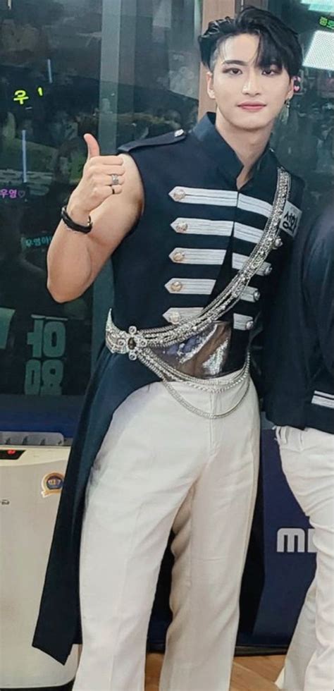 성화 Seonghwa ATEEZ K Pop Body Chain Harness My Only Love Song Kang