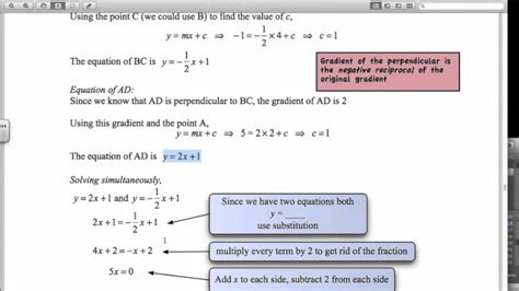 As Mathematics For Cie P1 Coordinate Geometry 4 Applications Youtube