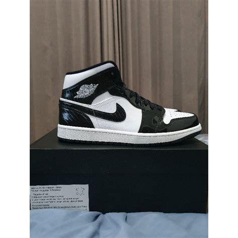 Jual Air Jordan 1 Mid Carbon Fiber All Star 2021 Shopee Indonesia