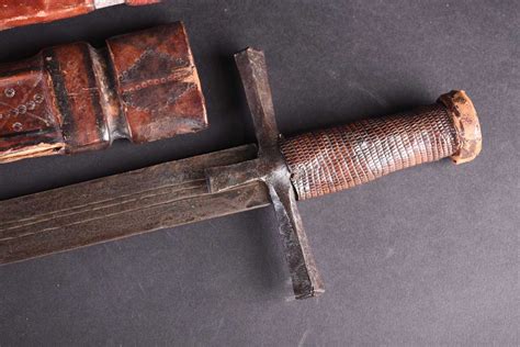 Lot 77 Two Sudanese Tuareg Takouba Swords The