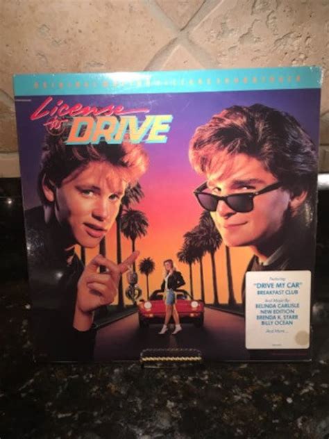 License to Drive Soundtrack 1988 Vintage Sealed NOS 1980s | Etsy