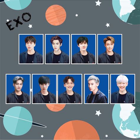 Id Photo Exo รูปติดบัตร เอ็กโซ Shopee Thailand