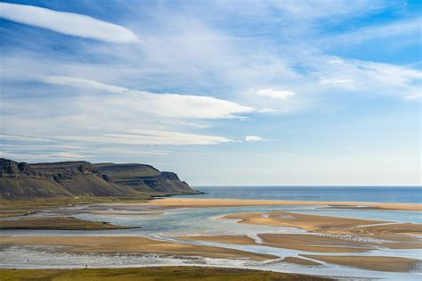 Landscape At Rauðisandur Beach Westfjords Iceland Gj Travel