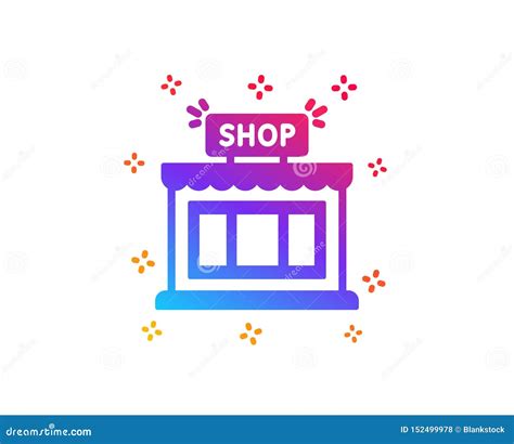 Shop Icon Store Symbol Vector Stock Vector Illustration Of