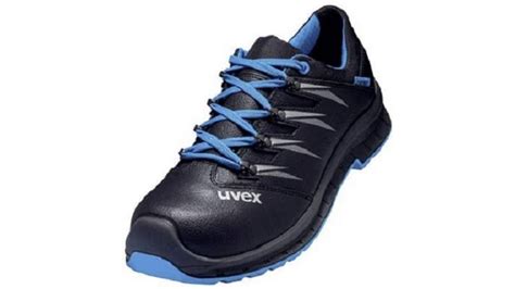 6934239 Uvex 69342 Unisex Black Blue Stainless Steel Toe Capped