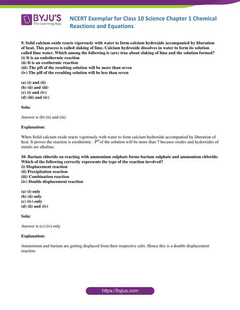 Ncert Exemplar Class 10 Science Solutions Chapter 1 Bút Chì Xanh