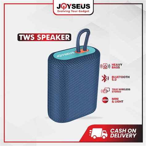 Jual Joyseus Speaker Stereo Bluetooth Speaker 5 0 Portable Ultra Bass