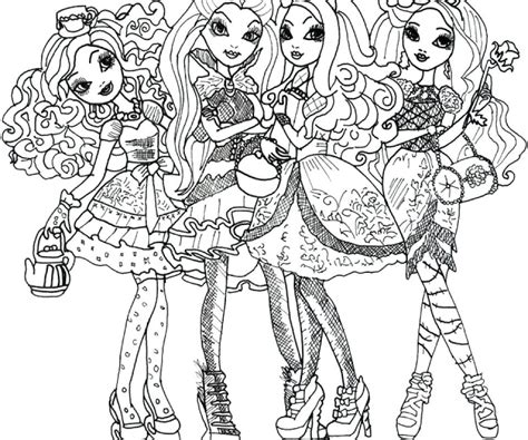 Ever After High Dragon Games Coloring Pages At Free