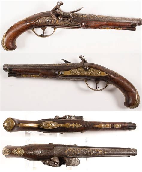 Rare Flintlock Pistol - Holabird Western Americana Collections