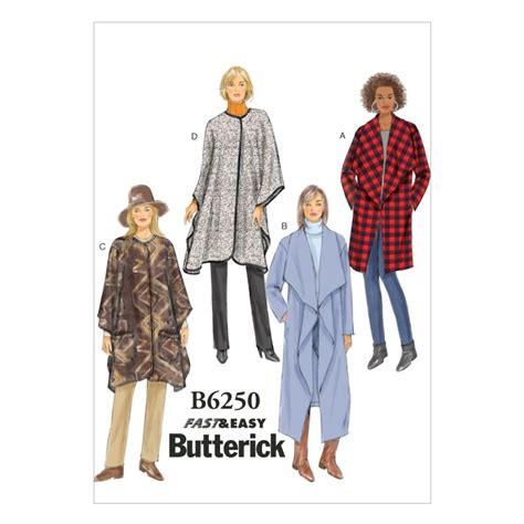 Butterick Sewing Pattern Misses Jacket Coat Wrap Z Lrg Xlg