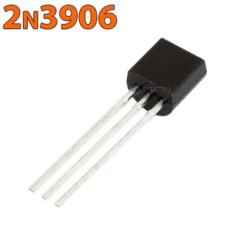 Transistor Bjt 2n3906 Pnp 40v 250mhz 200ma 625mw 30 300 Hfe