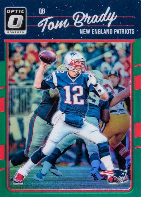 Tom Brady 2016 Optic Green 62 Price Guide Sports Card Investor