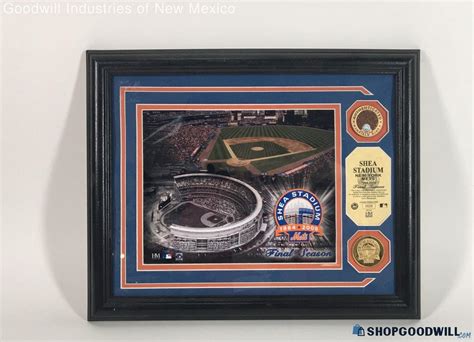 Framed Shea Stadium Authentic Infield Dirt