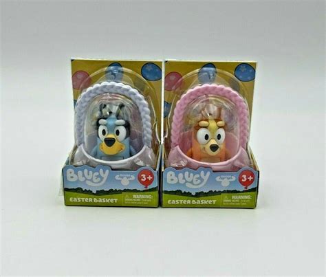 Bluey Bluey Bingo Easter Basket Toy Bundle Of New