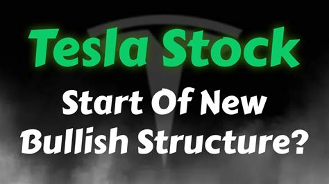 Tesla Stock Analysis Start Of Bullish Structure Tesla Stock Price Prediction Youtube