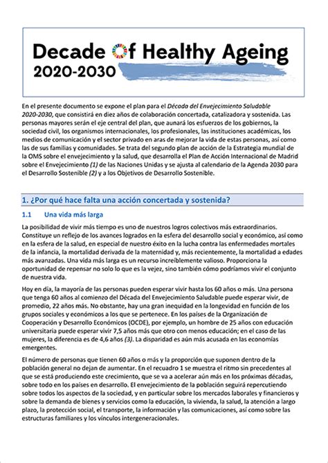 D Cada Del Envejecimiento Saludable Fundaci N Mutualidad