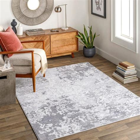 Artistic Weavers Perception Modern Abstract Area Rug 52 X 7 Gray 79