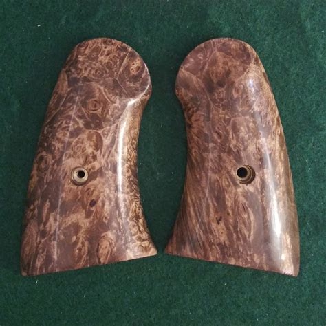 Schofield Model Dark Maple Burl Texas Grips