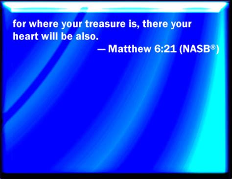 Bible Verse Powerpoint Slides for Matthew 6:21