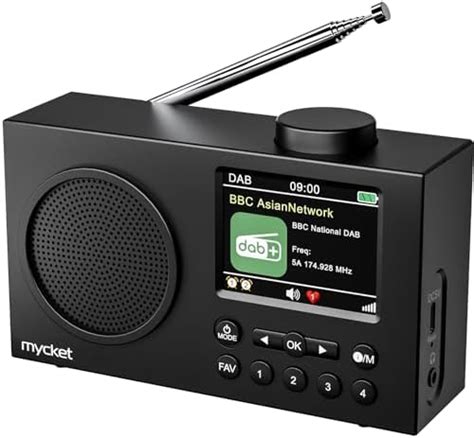 Radio Dab Fm Bluetooth Bois Secteur August Mb Radio Num Rique