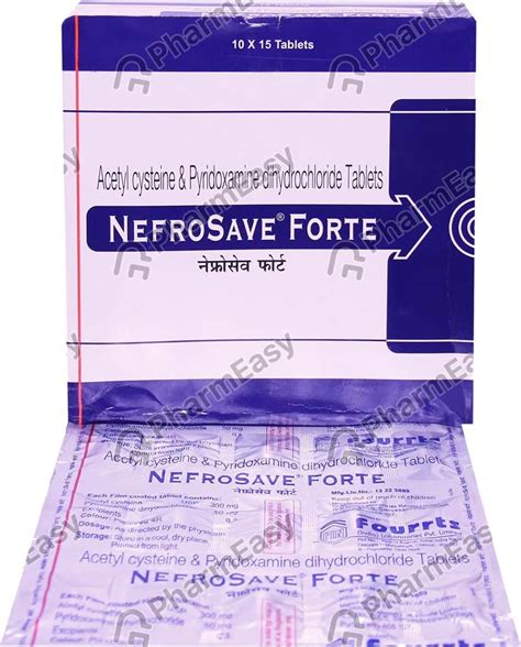 Buy Nefrosave Forte Strip Of 10 Tablets Online At Flat 15 Off Pharmeasy