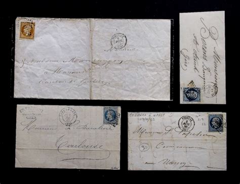 LOT LETTRES FRANCE CLASSIQUES TIMBRES NAPOLEON EBay