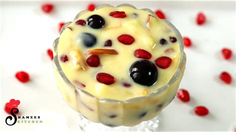 Fruit Custard Recipe Mixed Fruit Custard Healthy Dessert Recipe