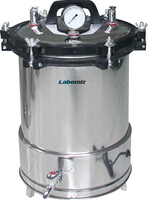 Portable Steel Autoclave Mpsa E Labomiz Laboratory Equipment