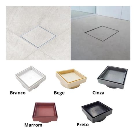 Ralo X Oculto Zero Invis Vel Sifonado Piso Porcelanato