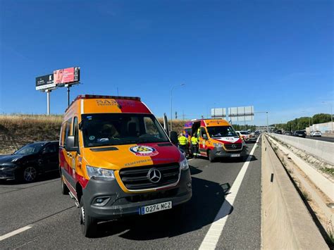 Dos Heridos Uno De Ellos Grave En Un Accidente De Moto En La M 40 Miracorredor