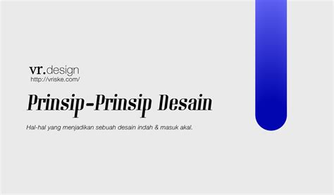 prinsip prinsip desain vriske