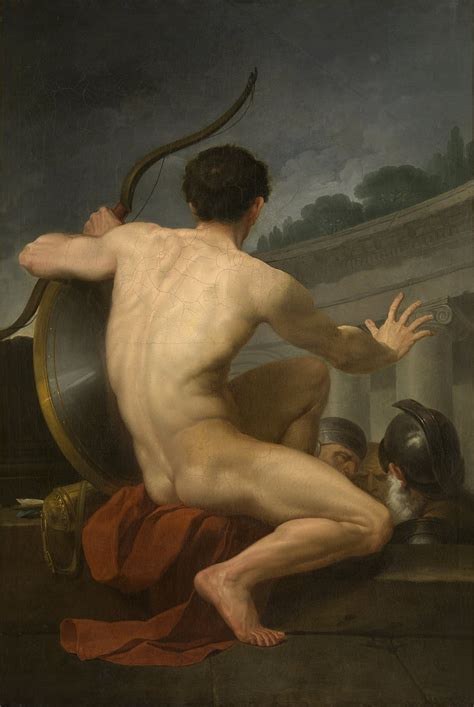 El Guerrero Desnudo El Arquero Augustin Van Den Berghe