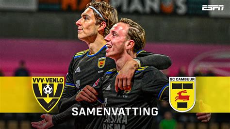 Cambuur Al Vroeg Op Voorsprong In Spannend Duel Samenvatting