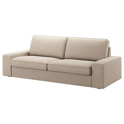 Kivik Hillared Beige Cover Three Seat Sofa Ikea