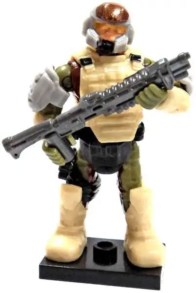 Mega Bloks Halo Mystery Pack Alpha Marine Halo 4 2 Minifigure Tan With Shotgun Loose Toywiz