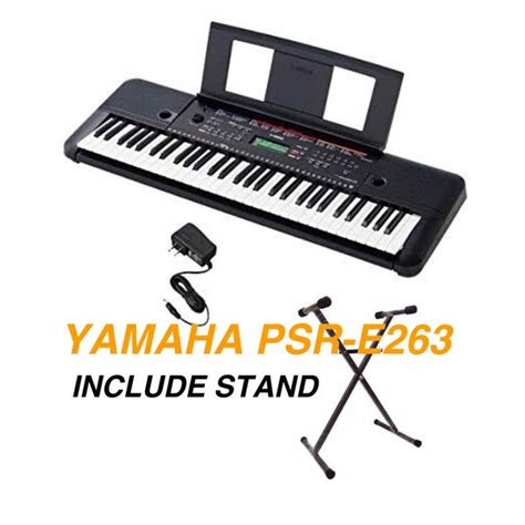 Jual KEYBOARD YAMAHA PSR E263 PAKET MURAH GARANSI RESMI Di Lapak Aa