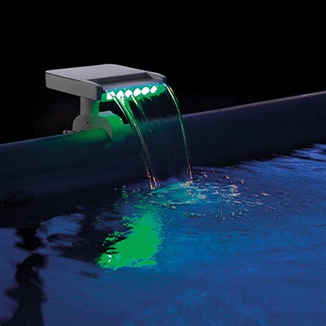 Cascada Con LED Multi Color Para Piscina Intex 28090 Poolaria