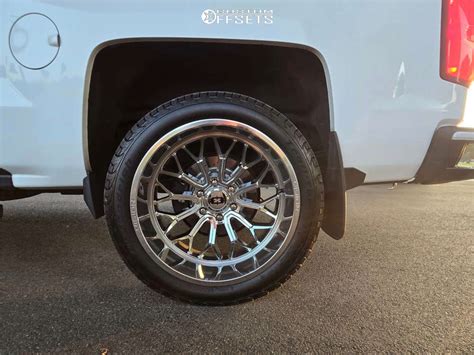 2017 Chevrolet Silverado 1500 With 22x10 19 Vision Riot And 285 55R22